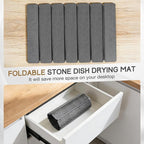 Stone Drying Mat, HQAUT Quick Dry Dish Drying Mat - Image 5