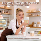 Silicone Measuring Cups Set 125ml + 250ml + 500ml - Image 9