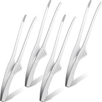 Patelai 4 Pieces Korean and Japanese BBQ Tongs Non Slip Cooking Utensils by Patelai