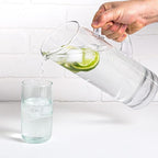 Glass Water Pitcher with Spout – Elegant Serving Carafe - Image 2