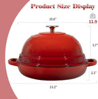 EDGING CASTING Enameled Cast Iron Dutch Oven Pot - Image 3