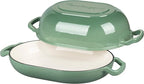 VORRINGARD Enameled Cast Iron Sourdough Bread Oven, Dutch Oven, Loaf Cast Iron - Image 5