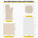 Oven Mitts Kitchen Towels Dishcloths - Image 2
