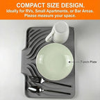 Dish Drying Mat for Kitchen Counter, - Image 3