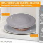 Walfos Silicone Microwave Mats, Heat Resistant Multi-Purpose Microwave Trivet - Image 6