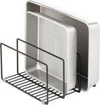 mDesign Metal Pan Organizer for Kitchen Cabinet, Pantry Shelf - Image 7