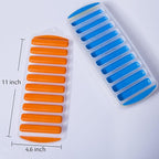 Ozera 4 Pack Ice Cube Trays, Narrow Water Bottle Ice Cube Tray Stick, Silicone - Image 3