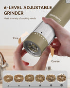 Electric Salt and Pepper Grinder Set - Image 3