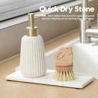 Razborci 2PCS Diatomite Quick Stone Drying Tray Mat - Image 2