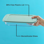 JoyJolt 8-Piece Borosilicate Glass Oven Dishes - Image 4