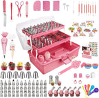 Cake Decorating Supplies Tools Kit: 358pcs Baking Accessories by AUKOW
