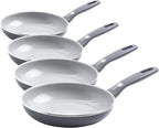 GreenPan Dover Healthy Ceramic Nonstick, Dishwasher Safe, Comfort Grip Handle by GreenPan