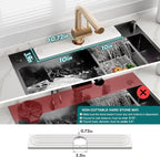 Eormoe Stone Faucet Mat for Kitchen Sink – Diatomite Drying Stone Mat & Sink - Image 4