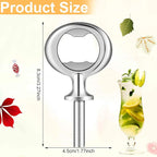 Cunhill 15 Pcs Metal Bottle Opener Blank Bulk Bottle Opener Inserts Parts - Image 2