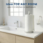 2 in 1 Paper Towel Holder with Spray Bottle, Countertop Paper Towel Holder with - Image 5