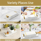 STWWO Napkin Holder for Bathroom, Guest Towel Holder Tray for Bathroom - Image 6