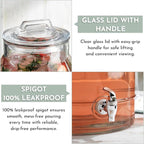 3 Gallon Glass Drink Dispensers - Image 2