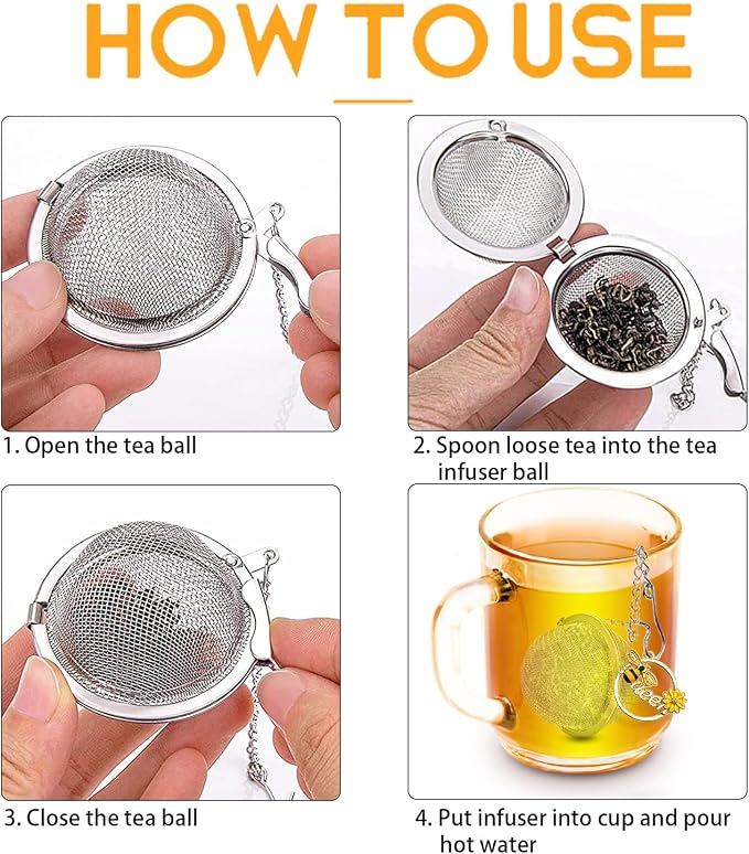 Tea Strainers for Loose Tea, Tea infuser - Image 4