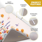 Kawani Spring Summer Flowers Dish Drying Mat - Image 4