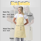 TOSHEX Kitchen Apron Waterdrop Resistant Cotton Apron - Image 6