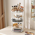 YATINEY Lazy Susan Organizer, Rotating Spice Rack, 3 Tier Spice Turntable - Image 7