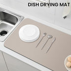 WISELIFE Dish Drying Mat Super Absorbent Drying Mat Large Dish Drying Mats - Image 7