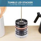 Stainless Steel Tumbler Lid Organizer - Image 6