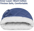 Short Oven Mitts, Heat Resistant 500°F, Silicone Grip Kitchen Gloves, Non-Slip - Image 4