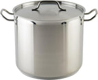 Winware Stainless 20-Quart Steel Stock Pot by Winco