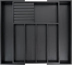 VaeFae Bamboo Silverware Drawer Organizer Kitchen, Expandable Utensil Organizer by VaeFaeDirect