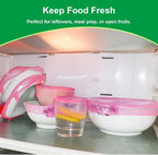 Silicone Stretch Lids – 6 Pack Reusable Food Covers, Flexible Silicone - Image 5