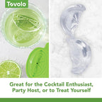 Tovolo Lime Wedge Ice Mold 2 Pack Fun Cocktail Ice Molds - Image 4