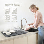 Small Stone Drying Mats for Kitchen Counter, Quick Dry Stone Dish Drying Mat - Image 5