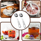 10ML / 2/3TBSP Measuring Spoons, Small Metal Teaspoons - Image 7