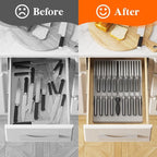 Lifewit Magnetic Drawer Knife Organizers Insert, Kitchen Plastic In Drawer - Image 9