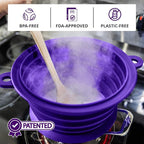 L.I.Q Silicone Splatter Guard – Fits 8 and 10 Inch Pots – Microwave Safe and - Image 7