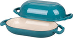 VORRINGARD Enameled Cast Iron Sourdough Bread Oven, Dutch Oven, Loaf Cast Iron - Image 5