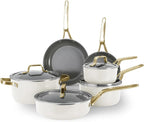 10-Piece Nonstick Ceramic Cookware Set, Non-Toxic Ceramic Coated Aluminum Pots by Unknown