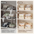 Homsorout Fabric Closet Storage Cubes - Image 3