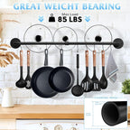 24 inch Pan Rack Wall Mounted Set of 2, Pan Hangers - Image 7