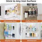 Mystozer Magnetic Spice Rack for Refrigerator, Kitchen Organizer and Storage - Image 5