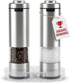 Latent Epicure Electric Salt and Pepper Grinder Set, USB-C Rechargeable by LatentEpicure