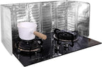 2 Pieces Splatter Guards for Frying Stove Splatter Guard Anti Oil Barrier by Shappy