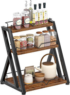 HOOBRO 3-Tier Kitchen Spice Rack, Kitchen Countertop Shelf, Desk Shelf Organizer - Image 7