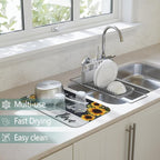 Dish Drying Mat for Kitchen Counter 2 Pack - Image 2