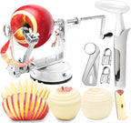 Apple Peeler Corer, 5 In 1 Apple Peeler Slicer Corer by TATIDA