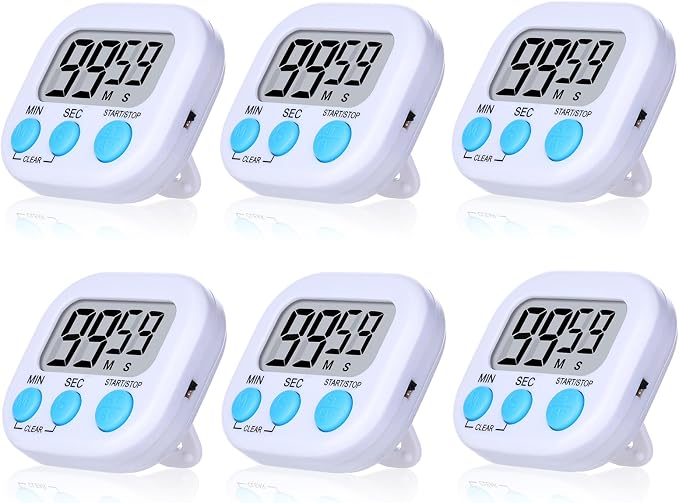 Mwellewm 6 Packs Digital Timers by Mwellewm