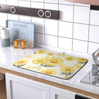 Yellow Sunflower Dish Drying Mat - Image 5