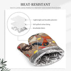 Fun Hen Chicken Rooster Oven Mitts and Pot Holders Set of 4 Silicone Heat - Image 4