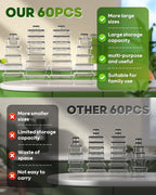 KEMETHY 60 PCS Food Storage Containers - Image 5